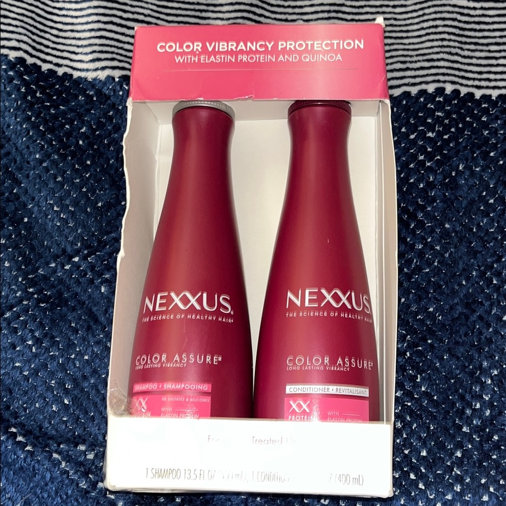 Nexx Color Assure Shampoo and Conditioner Set - Red Packaging